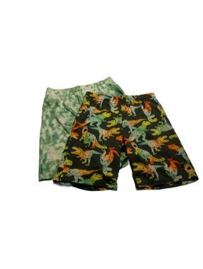 Cat & Jack Kids' Dinosaur Print and Tie-Dye Pajama Shorts